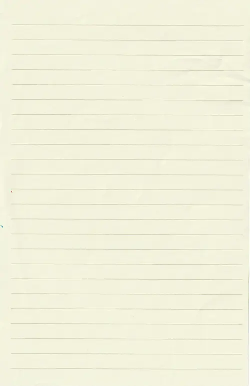 lined paper